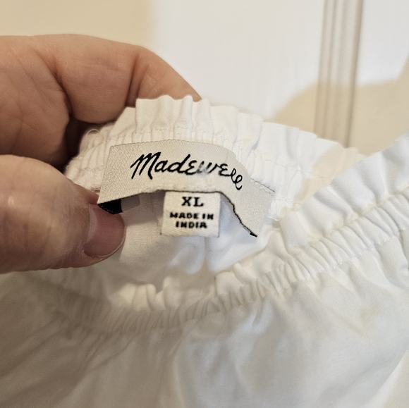 Madewell white cotton tank top - Picture 4 of 5
